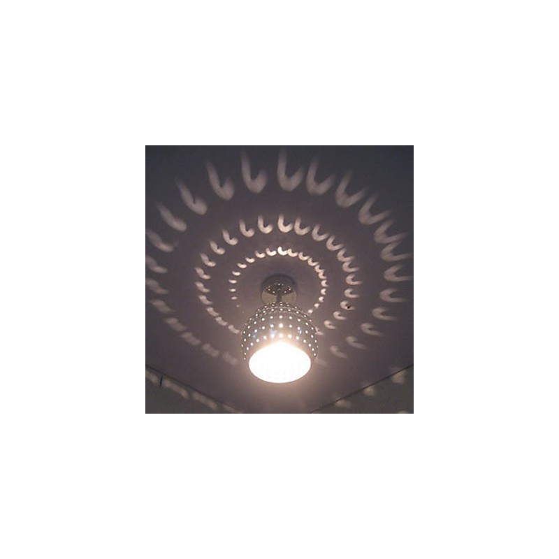 Lampada da soffitto a filo in ferro battuto, 3 luci E26/E27, metallo
