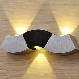Applique da parete LED moderna mini luce ambientale 22,5 x 6 x 3 cm