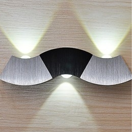 Applique da parete LED moderna mini luce ambientale 22,5 x 6 x 3 cm