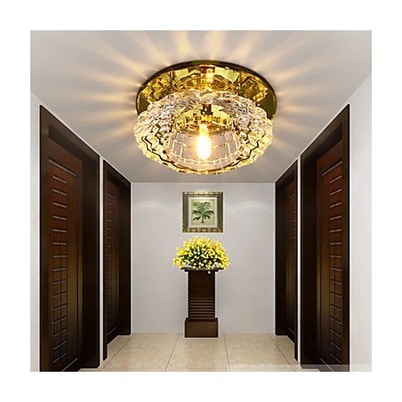 Plafoniera a filo in cristallo CreativeTube con 3 lampadine LED