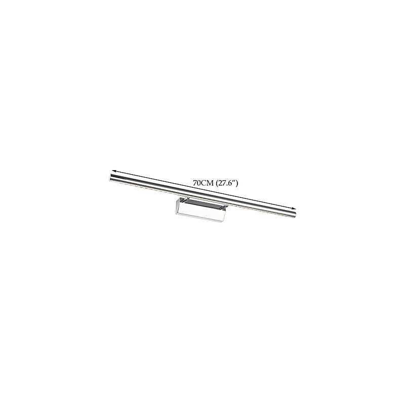 Applique da parete LED integrato moderna per bagno 70 cm