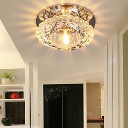 Plafoniera a filo in cristallo CreativeTube con 3 lampadine LED