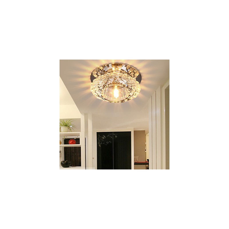 Plafoniera a filo in cristallo CreativeTube con 3 lampadine LED