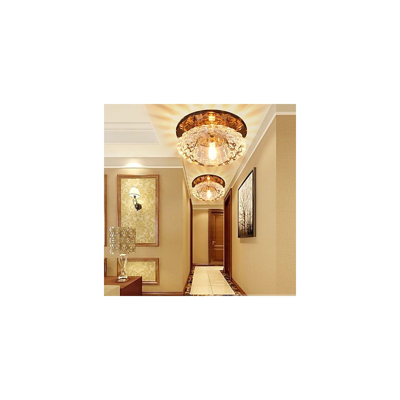 Plafoniera a filo in cristallo CreativeTube con 3 lampadine LED