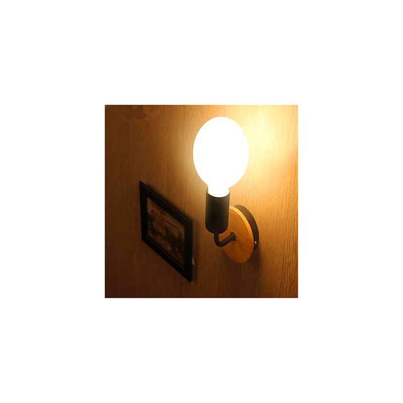 Applique da parete moderna minimalista in ferro battuto per corridoio, balcone, camera da letto, comodino