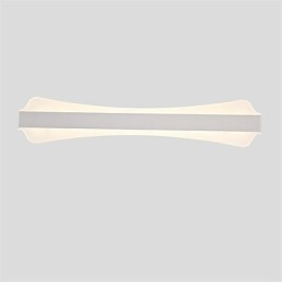 Lampada da specchio LED 10 W per bagno e trucco in acciaio inox e acrilico