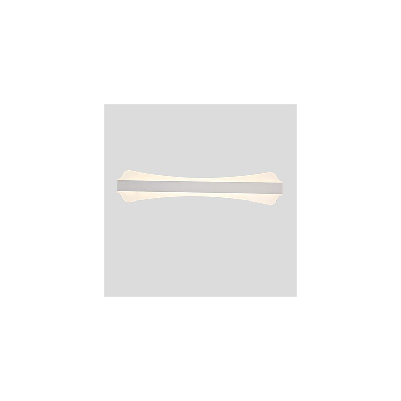 Lampada da specchio LED 10 W per bagno e trucco in acciaio inox e acrilico