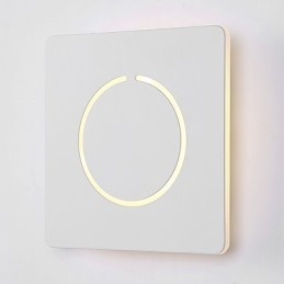 Applique da parete moderna contemporanea con LED integrato 12W finitura verniciata