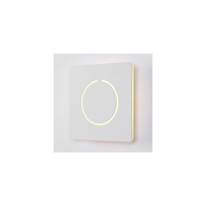 Applique da parete moderna contemporanea con LED integrato 12W finitura verniciata