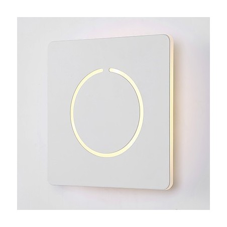 Applique da parete moderna contemporanea con LED integrato 12W finitura verniciata