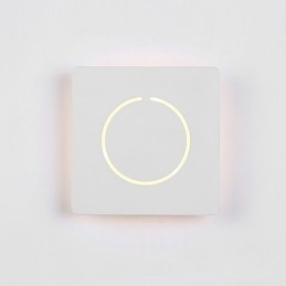 Applique da parete moderna contemporanea con LED integrato 12W finitura verniciata