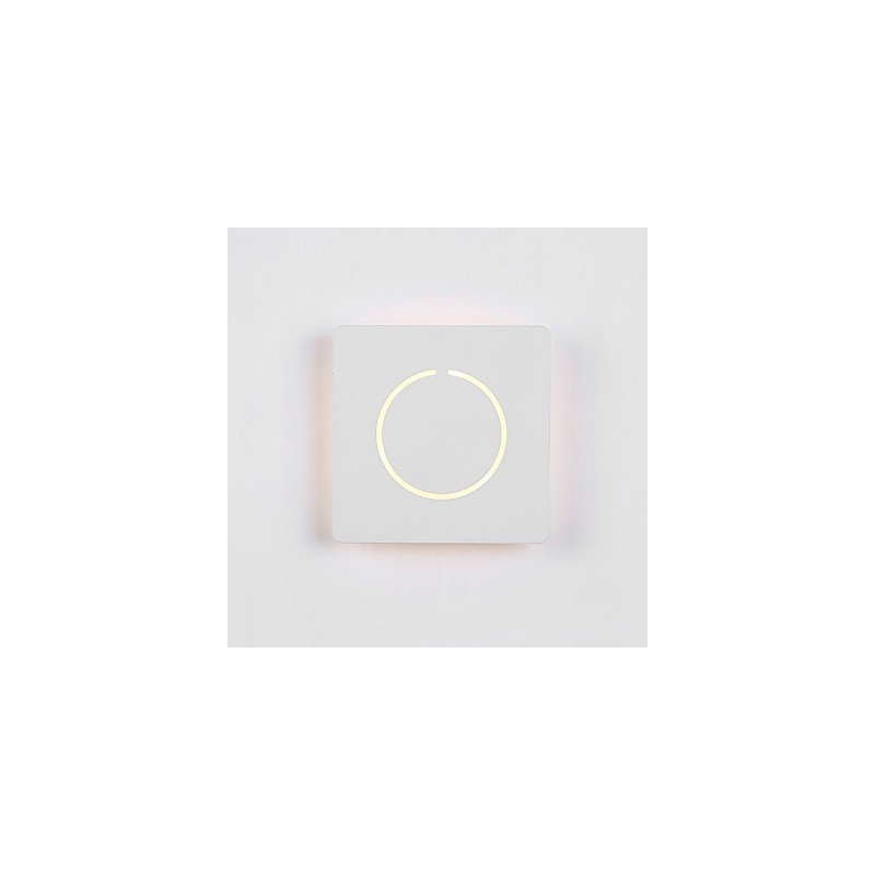 Applique da parete moderna contemporanea con LED integrato 12W finitura verniciata