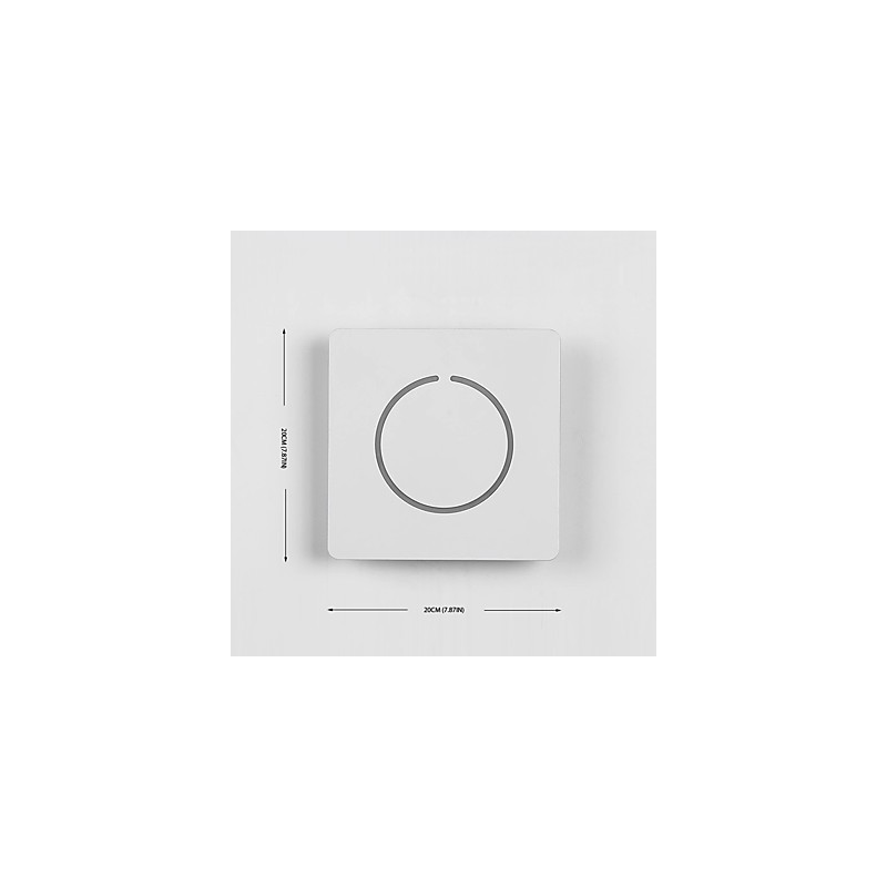 Applique da parete moderna contemporanea con LED integrato 12W finitura verniciata