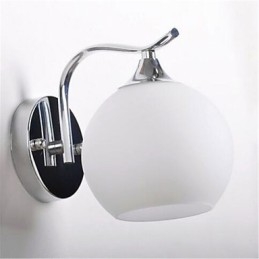 Applique da parete mini moderna elettroplaccata con protezione occhi, luce ambientale