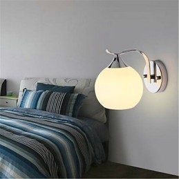 Applique da parete mini moderna elettroplaccata con protezione occhi, luce ambientale