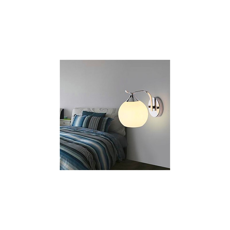 Applique da parete mini moderna elettroplaccata con protezione occhi, luce ambientale