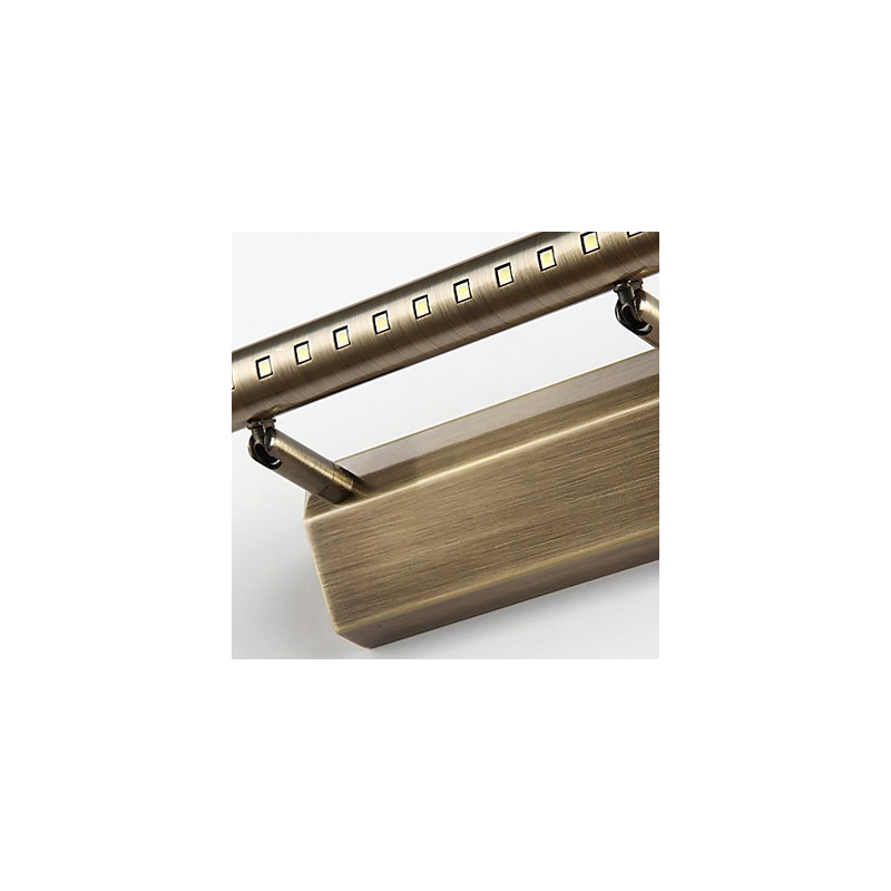 Lampada da specchio bagno tubolare tonda Hardware LED integrato 7 W 55 x 10,5 x 5,5 cm
