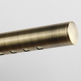 Lampada da specchio bagno tubolare tonda Hardware LED integrato 7 W 55 x 10,5 x 5,5 cm