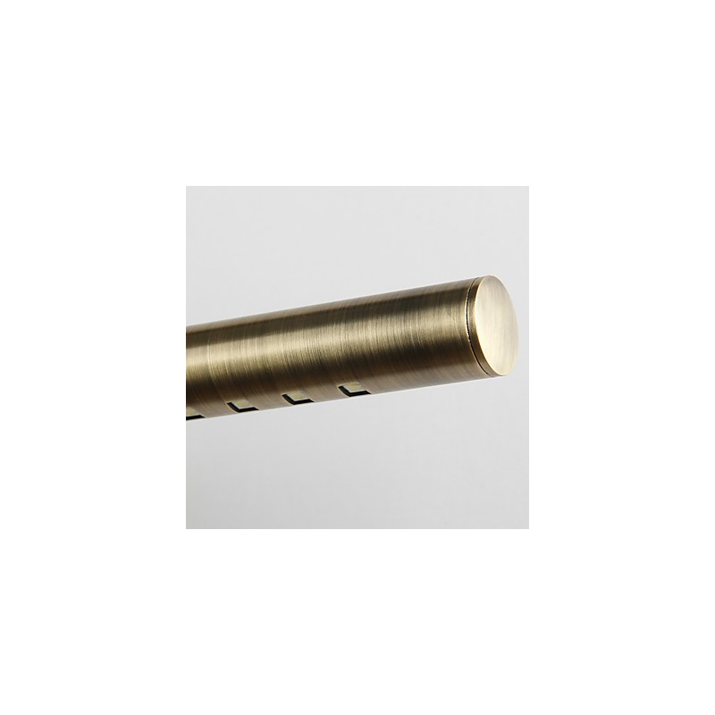 Lampada da specchio bagno tubolare tonda Hardware LED integrato 7 W 55 x 10,5 x 5,5 cm