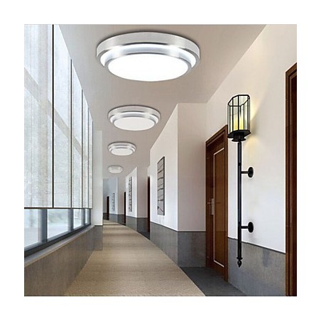 Faretto da incasso LED moderno semplice rotondo argento bianco