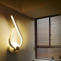Applique da parete LED integrato moderno contemporaneo luce verso l'alto