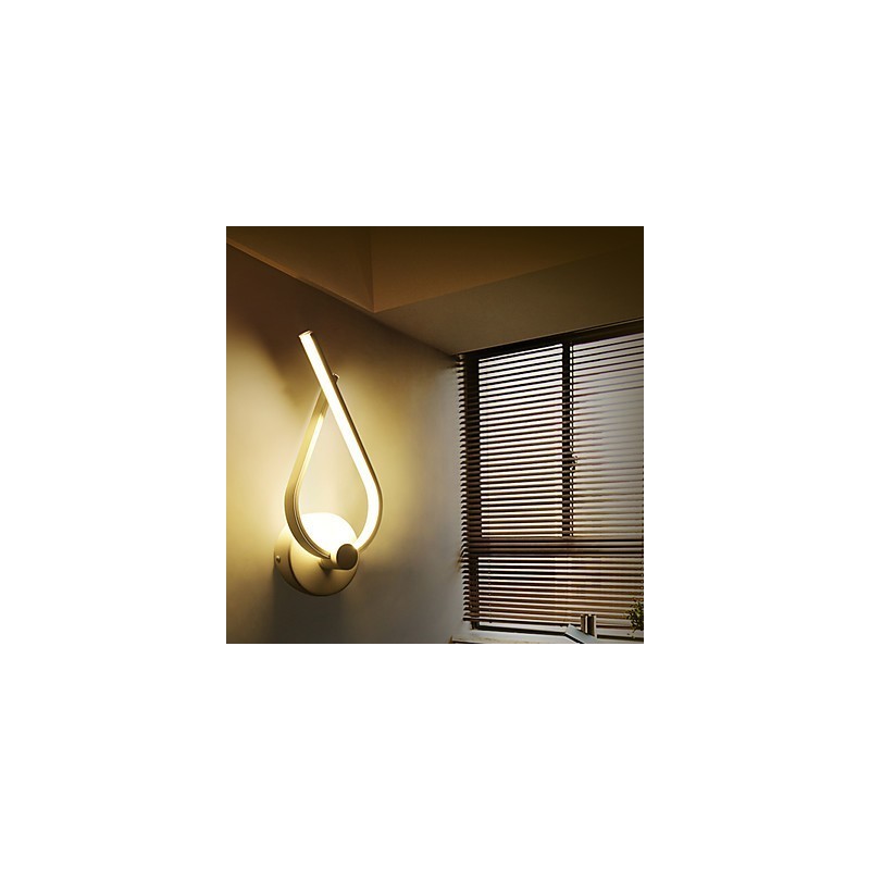Applique da parete LED integrato moderno contemporaneo luce verso l'alto
