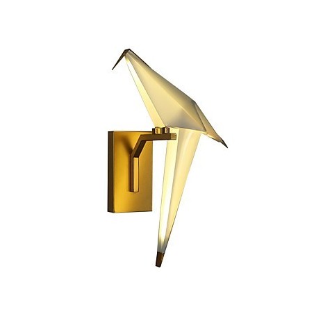 Applique da parete moderna contemporanea galvanizzata con LED integrato 3 W