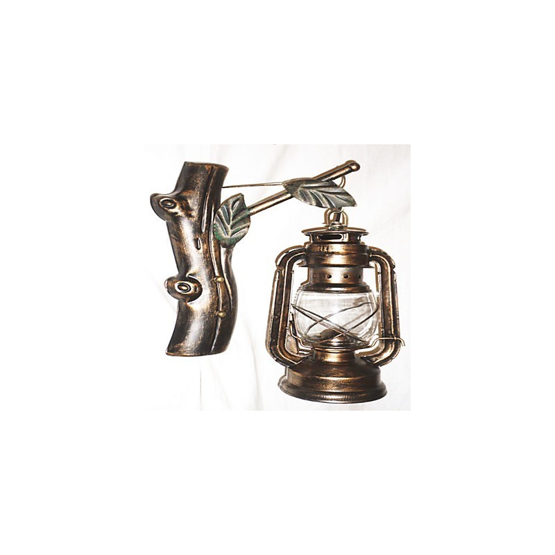 Applique da parete rustica Lodge Mini uplight dipinta