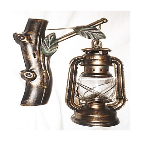 Applique da parete rustica Lodge Mini uplight dipinta