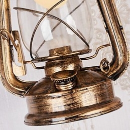 Applique da parete rustica Lodge Mini uplight dipinta