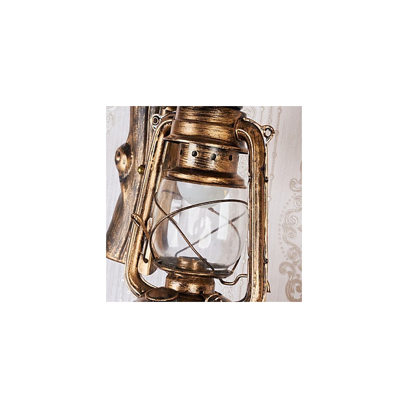 Applique da parete rustica Lodge Mini uplight dipinta