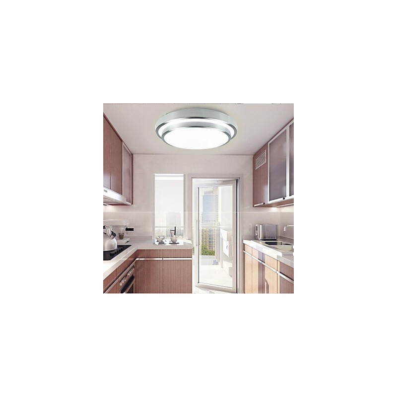 Faretto da incasso LED moderno semplice rotondo argento bianco