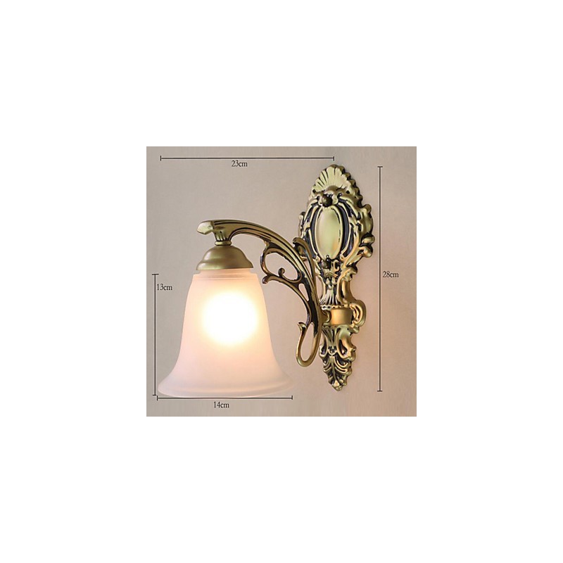 Applique da parete Mini rustica/lodge moderna contemporanea country E27