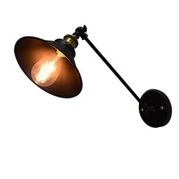 Applique da parete Buzz in ferro nero