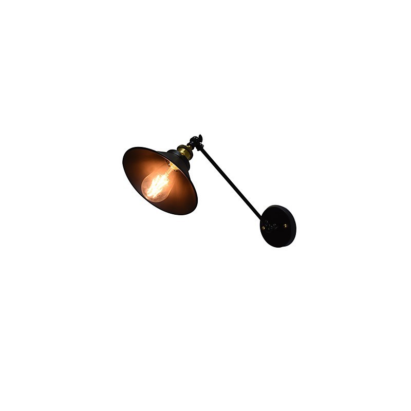 Applique da parete Buzz in ferro nero