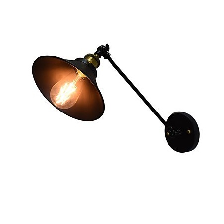 Applique da parete Buzz in ferro nero