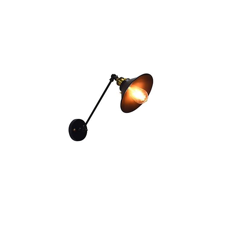 Applique da parete Buzz in ferro nero
