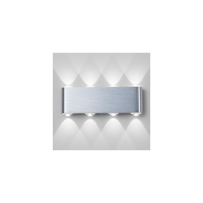 Applique da parete a filo moderna in alluminio con LED integrato