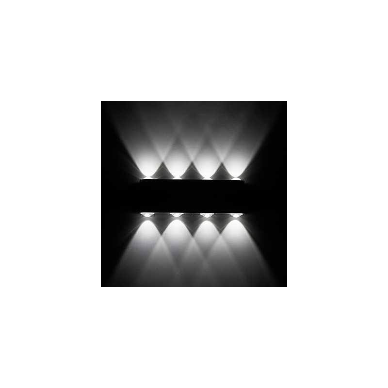 Applique da parete a filo moderna in alluminio con LED integrato
