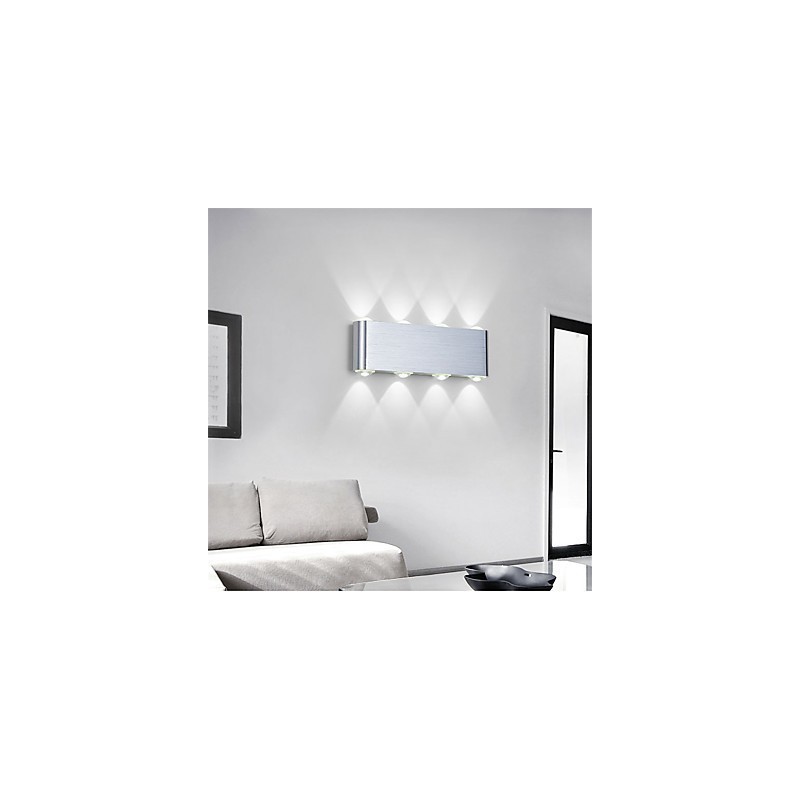 Applique da parete a filo moderna in alluminio con LED integrato