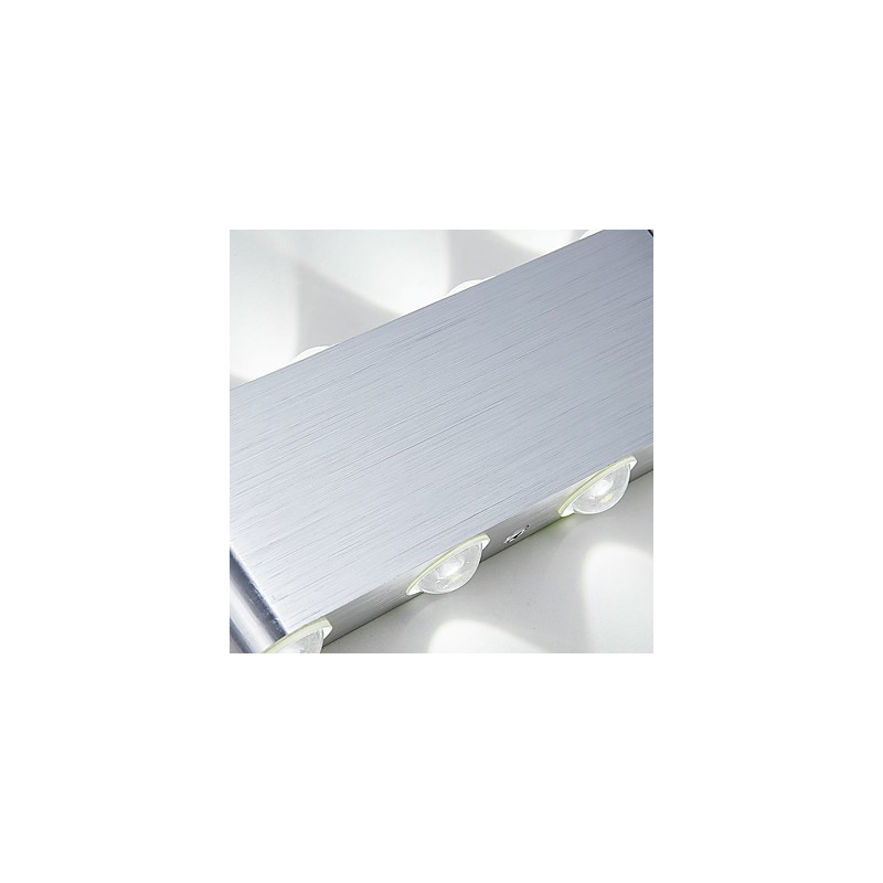 Applique da parete a filo moderna in alluminio con LED integrato