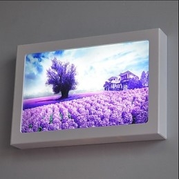 Applique da parete LED moderna contemporanea dipinta 12 W luce ambientale 30 x 5 x 20 cm