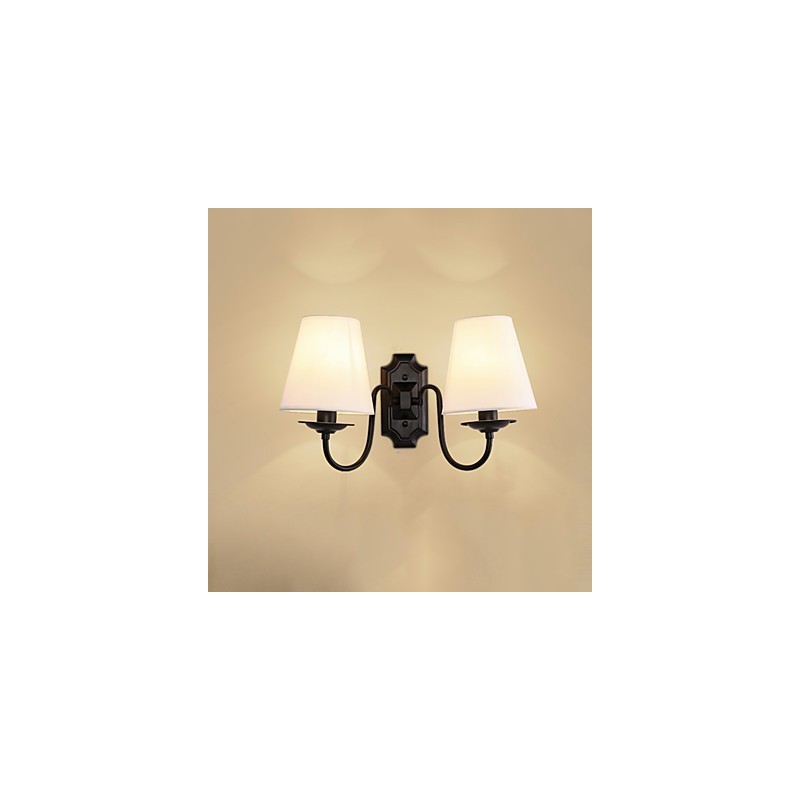 Applique da parete moderna contemporanea verniciata con protezione occhi, downlight E14 40 W