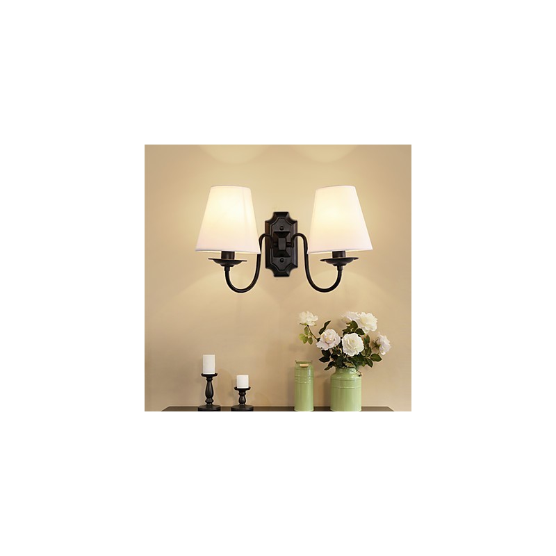 Applique da parete moderna contemporanea verniciata con protezione occhi, downlight E14 40 W