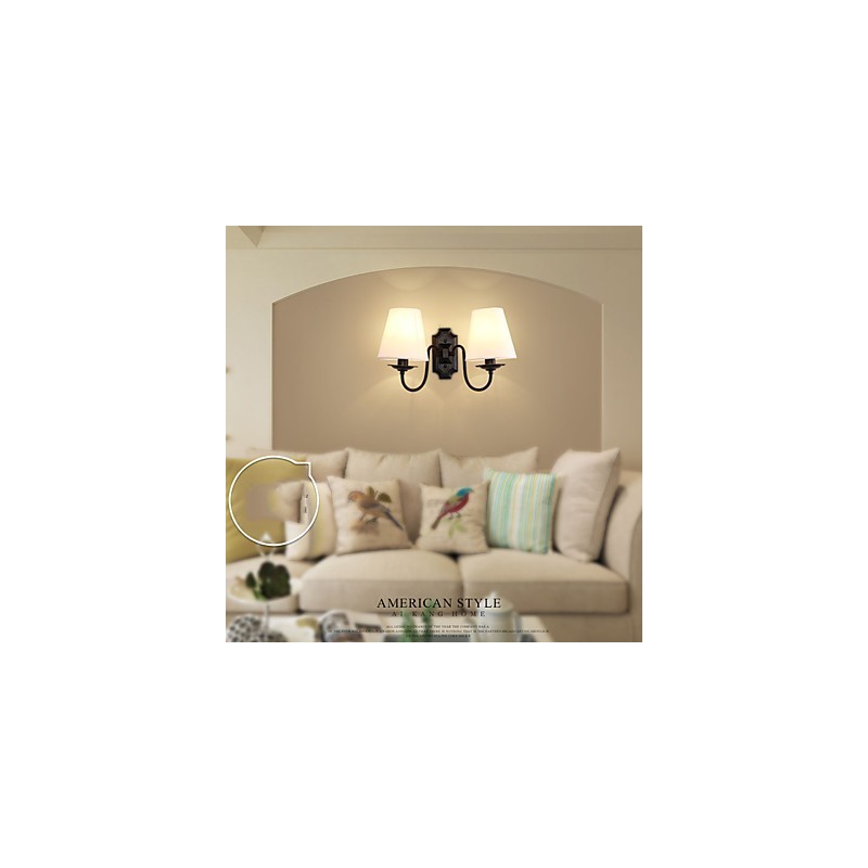 Applique da parete moderna contemporanea verniciata con protezione occhi, downlight E14 40 W