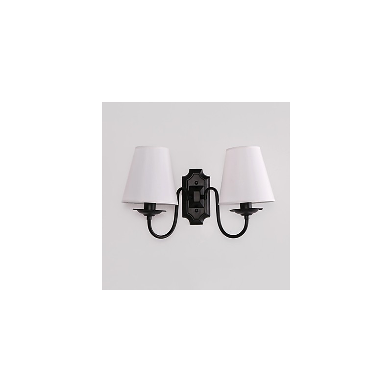Applique da parete moderna contemporanea verniciata con protezione occhi, downlight E14 40 W