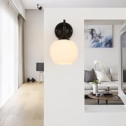 Applique da parete moderna verniciata con protezione degli occhi, E27, 60 W