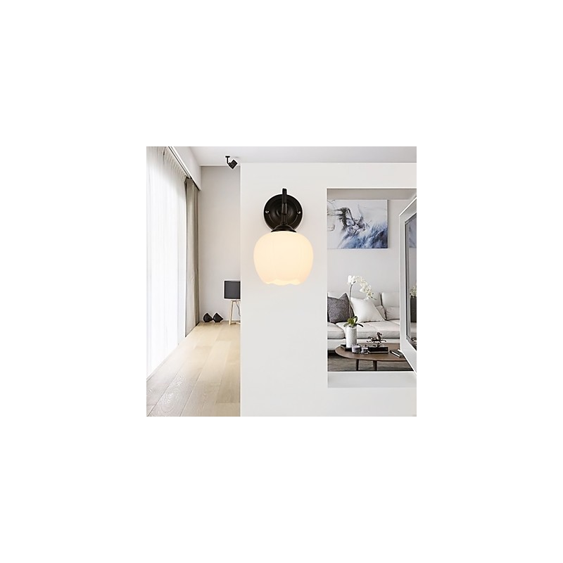 Applique da parete moderna verniciata con protezione degli occhi, E27, 60 W