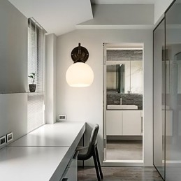 Applique da parete moderna verniciata con protezione degli occhi, E27, 60 W