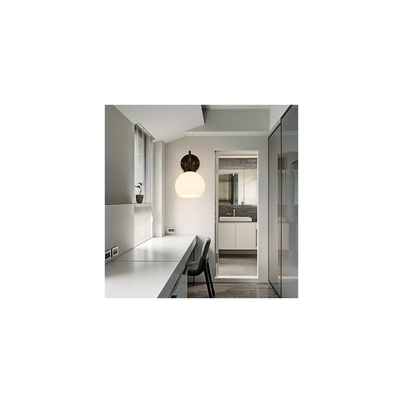Applique da parete moderna verniciata con protezione degli occhi, E27, 60 W